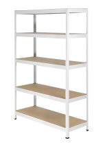 Μεταλλική ραφιέρα με ξύλο MDF Futur Plus  διαστάσεων 180x120x45cm, 5x275kg κωδ .1178 - Image 3