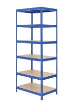 Μεταλλική ραφιέρα με ξύλο MDF FUTUR PLUS 213x90x60, 6x350 kg κωδ. 1181 - Image 5