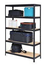 Μεταλλική Ραφιέρα με ξύλο MDF Futur Plus διαστάσεων 180x120x45 κωδ. 1185 - Image 6