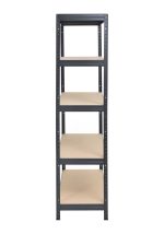 Μεταλλική Ραφιέρα με ξύλο MDF Futur Plus διαστάσεων 180x120x45 κωδ. 1185 - Image 7