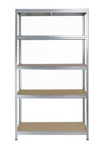 Μεταλλική ραφίερα με ξύλο MDF διαστάσεων 213x120x60cm, 5x250kg Κωδ. 1184 - Image 4