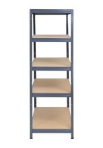 Μεταλλική ραφιέρα με ξύλο MDF FUTUR PLUS 180x120x60, 5x250 kg κωδ. 2180  - Image 3