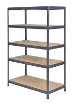 Μεταλλική ραφιέρα με ξύλο MDF FUTUR PLUS 180x120x60, 5x250 kg κωδ. 2180  - Image 6