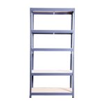 Μεταλλική ραφιέρα με ξύλο MDF Futur διαστάσεων 180x90x40cm, 5x200kg κωδ. 2182 - Image 3