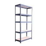 Μεταλλική ραφιέρα με ξύλο MDF Futur διαστάσεων 180x90x40cm, 5x200kg κωδ. 2182 - Image 4