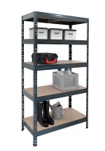 Μεταλλική ραφιέρα με ξύλο HDF Garage Rivet 180x100x50, 5x300 kg κωδ. 2211 - Image 3