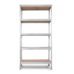 Μεταλλική ραφιέρα με ξύλο HDF Garage Rivet 180x90x45, 5x300 kg κωδ. 2303 - Image 3