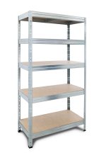 Μεταλλική ραφιέρα με ξύλο HDF Garage Rivet 180x90x45, 5x300 kg κωδ. 2303 - Image 2