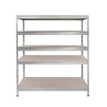 Μεταλλική ραφιέρα τ.Dexion με ξύλο HDF Garage Rivet 180x150x45cm, 5x300kg κωδικός 2311 χρώμα Γαλβανιζέ - Image 5