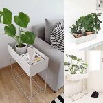 Κασπώ - ράφι με μεταλλική βάση λευκό Y60x60x25εκ. - Image 2