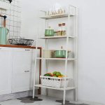 Ραφιέρα-βιβλιοθήκη με 4 επίπεδα λευκή Υ147x60x35εκ. βάθος Κωδικός: 35982-00 - Image 2