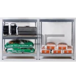 Μεταλλική ραφιέρα T. Dexion wire Rivet Γαλβανιζέ πλέγμα180x90x45cm, 4x300kg Κωδικός 2452 - Image 5