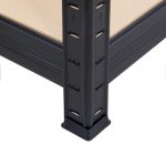 Μεταλλική Ραφιέρα με ξύλο MDF Futur Plus διαστάσεων 180x120x45 κωδ. 1185 - Image 2