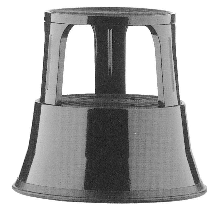 957a513e50f84fe4a875d95d24e964c5.jpg Μεταλλικό σκαμπώ-σκαλοπάτι με ρόδες, γκρι Υ43xØ29x45εκ. - Image 1