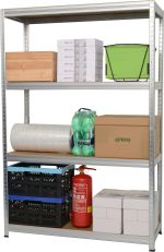 Μεταλλική ραφίερα με ξύλο MDF Futur XXL διαστάσεων 180x150x45 2003 - Image 3