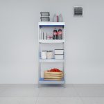 Αλουμινίου ραφιέρα Gastronom με ράφια PP πολυπροπυλένιο 180x75x50, 4×175 kg κωδ. 2710 - Image 2