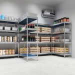 Αλουμινίου ραφιέρα Gastronom με ράφια PP πολυπροπυλένιο 180x75x50, 4×175 kg κωδ. 2710 - Image 3