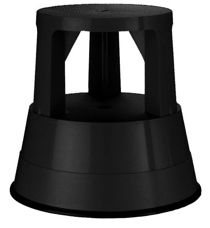 d67076da3a444ebc877ebc20054cc2b7.jpg Μεταλλικό σκαμπώ-σκαλοπάτι με ρόδες, μαύρο Υ43xØ29x45εκ. - Image 1