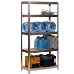 Μεταλλική ραφιέρα με ξύλο MDF διαστάσεων 180х100х30cm, 5x175kg κωδ .9545522 - Image 2